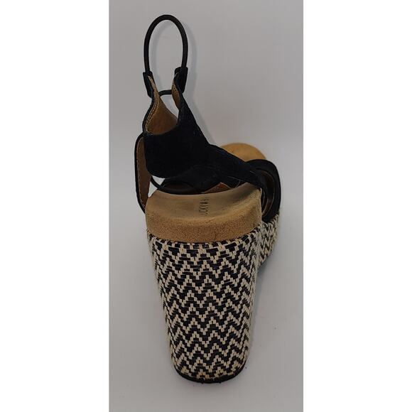 Lucky Brand Women’s Espadrille Wedge Sandals Black Size 8.5 - Picture 13 of 14
